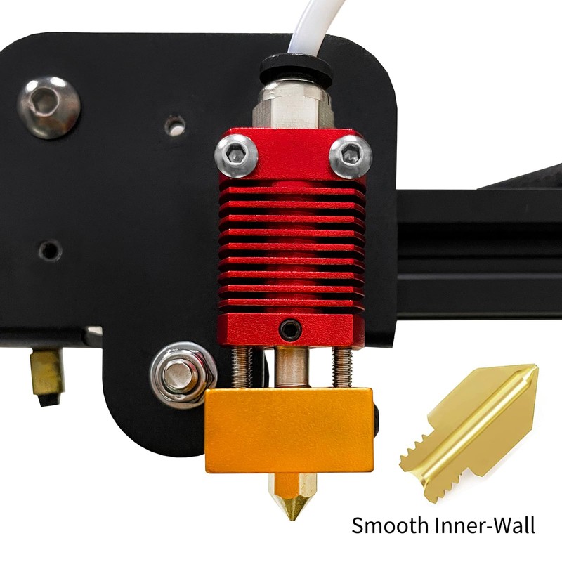 Aokin 8 Pcs 0.6mm MK8 Extruder Nozzles 3D Printer Nozzles