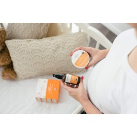 Mambino Organics Anti-Stretch Duo Kit – All Natural Skincare Gift Sets for Pregnant Women – Belly Butter, Body Oil