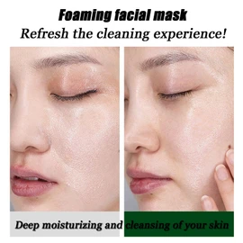 Centella Asiatica Bubble Face Mask, Centella Foam Facial Mask, Centella Bubble Facial Mask, Remove Black and Control Oil, Deeply Clean Facial (2)