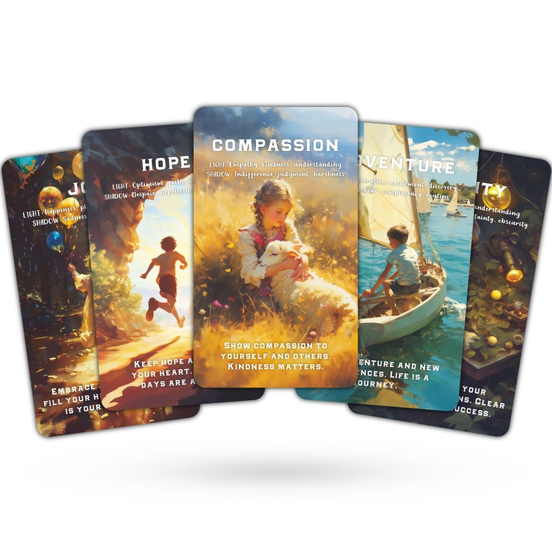 GZXINKE Inner Child Oracle Deck, Healing Oracle Cards for Beginners,