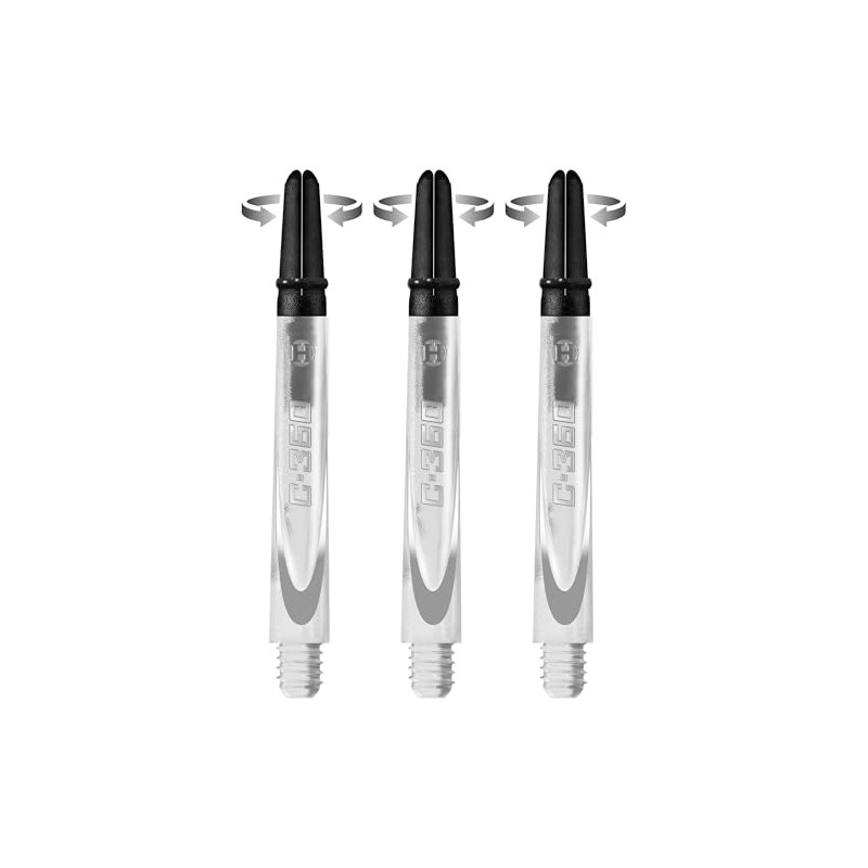 Harrows Darts Technology Carbon 360 Shafts, Rotating Carbon Top by