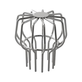 Metal Gutter Protection, Stainless Steel, Expandable Filter Screen, Leaf Screen to Stop Moss, Mud, Mud, Balls, Downpipe Protection, Downpipe Filter, Grid, Rain Gutter Protection, Gutter Screen