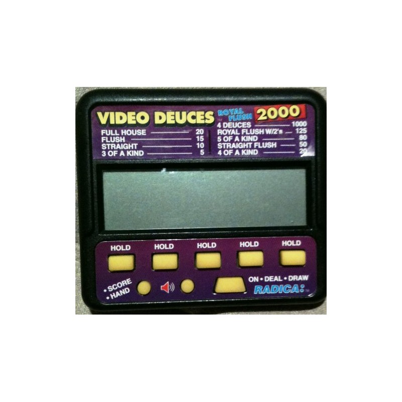 VIDEO DEUCES ROYAL FLUSH 2000 Electronic Handheld Game