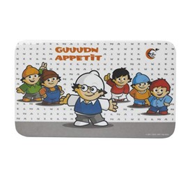 P:os 31728 Breakfast Board in Mainzelmann Design Approx. 20.5 x 14.5 cm Polypropylene with Rubber Feet