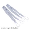 Healvian Curtain Accessories Hand Tie Clip Holdbacks Knitted Rope 2-Pack