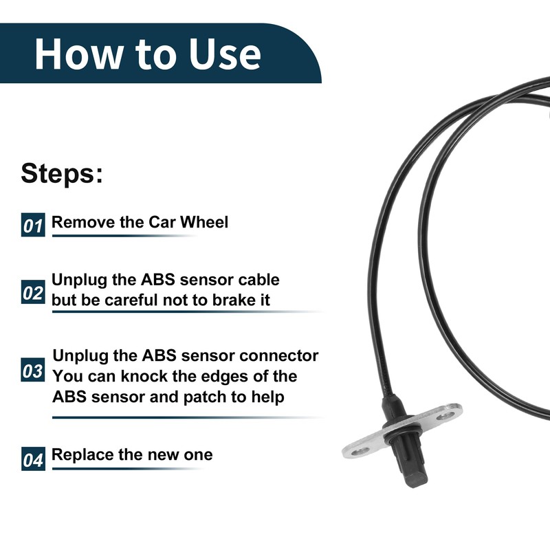 TUCKBOLD ABS Wheel Speed Sensor Rear Right ABS Sensor Anti-lock