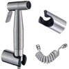 with Shut-Off & Stainless Steel Shower Hose and Handset Holder