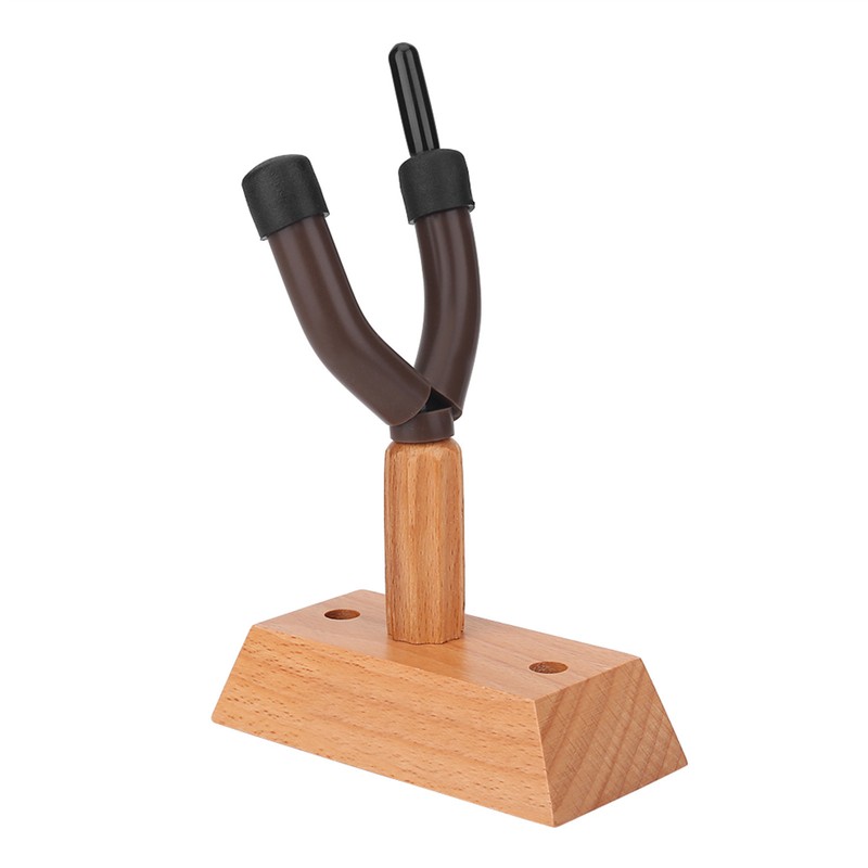 Flanger FH-003 Durable Wooden Base Violin Hanger Hook Wall Mount
