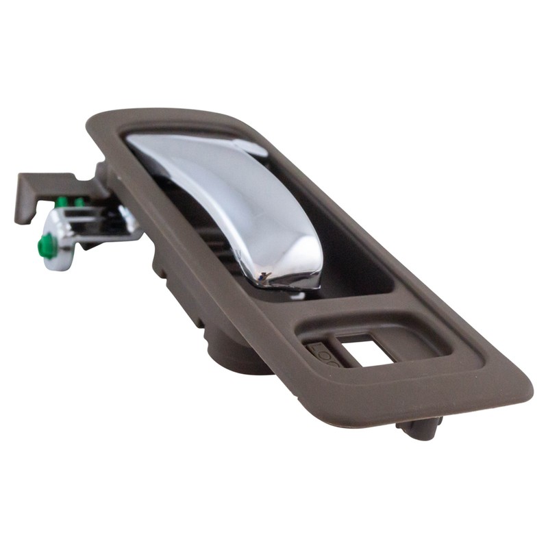 TRQ Front Left Interior Door Handle Chrome & Beige Drivers