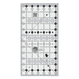 Creative Grids Quilting Ruler Template - Left Handed 6.5" x 12.5" - CGR612LEFT