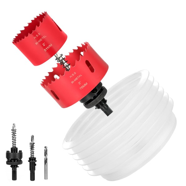 Nexigins 3-Inch & 2-Inch Hole Saw for Recessed Lights and