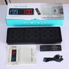 13" Gym Timer Clock, Workout Interval Timer with Remote Control,