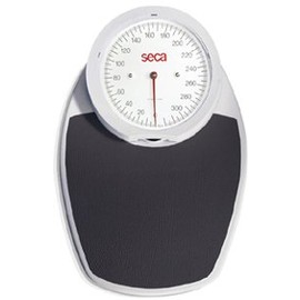 Mechanical floor scale with precision weighing in classic white housing - KG only