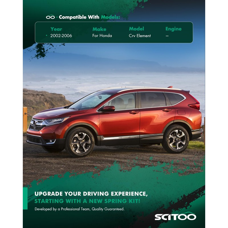 SCITOO Rear Differential Dynamic Damper 2002-2006 for Honda Crv 2003-2010