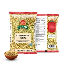 Laxmi Coriander Seeds, Whole 200gms (7oz) | Pure, premium quality and high value Coriander | Natural Coriander Seeds | Non-GMO certified