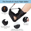 Poochies Sprouts Plantar Fasciitis Night Splint Sock, Plantar Fasciitis Relief