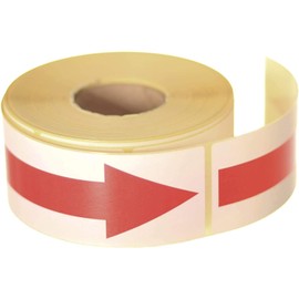 Label Planet® 500 “UP Arrow” Packaging Labels (1 Roll), Large Printed Stickers for Mailing Parcels. “Keep Upwards Sign/Symbol”. 50x136mm Sticky Easy Peel Postage Shipping Warning, SPL001