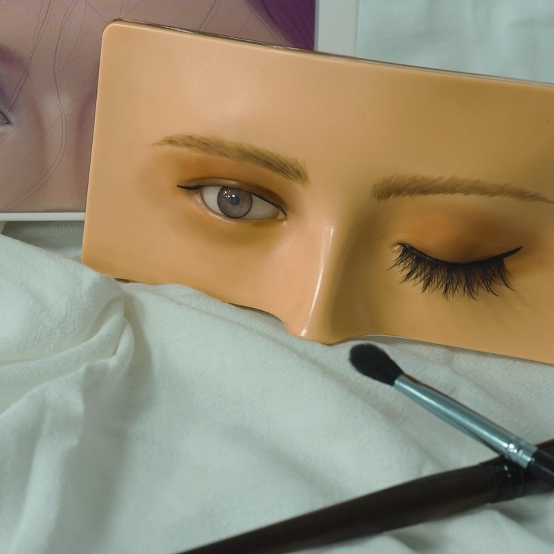 GETPUCHRA Makeup Practice face Eye Makeup Silicone Makeup Practice Board