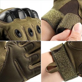FUPALA Guantes de Moto Protección de Antideslizante Dedo Completo Deportes al Aire Libre, Guantes de Tácticos Militar para Bicicleta, Motociclistas, Bici Ciclismo de Montaña Guante