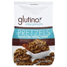 Glutino Pretzel Twists , Gluten Free 8.0 OZ (Pack of 12)