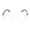 Round Reading Glasses in Clear/Black by Readers.com | The Flamingo