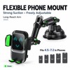 Suction Cup Car Phone Holder for Hands-Free Driving – Adjustable