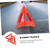 Parliky 3Pcs Reflective Warning Triangles for Vehicles Foldable Safety Triangles
