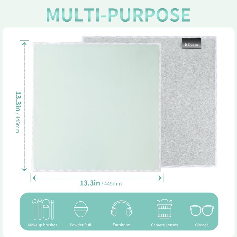 DUcare Self Adhesive Magic Cloth Makeup Bag, Portable Protective Cosmetic