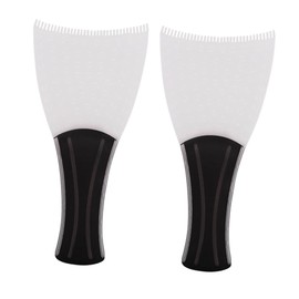 SAFIGLE 2Pcs Hair Dyeing Plates Set Professional Coloring Applicator for Salon Home Use Durable Hair Coloring Board Tool Quick Easy Dyeing Protects Hair From Damage