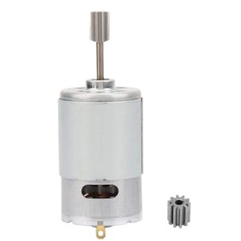 RS550 12V Micro Motor Automated Industry Own Motor Heating System Parts Accessories Motors High Speed for Electric Toy Car Children Motorcycle with 2 Pieces Tooth Head [550-23000]