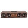 Eboxer Portable Stereo Wooden Soundbar, 20W Bluetooth Speaker, Rechargeable Bass