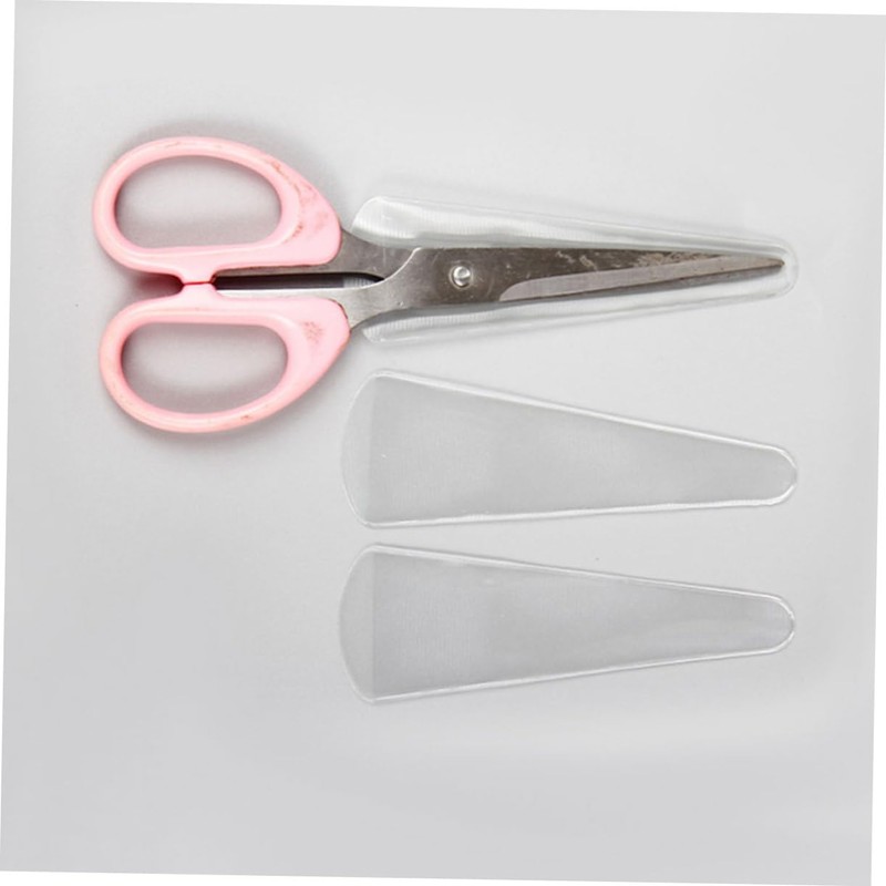jojofuny 50Pcs Scissors Protective Covers Reusable Safety Sleeves for Hairdressing