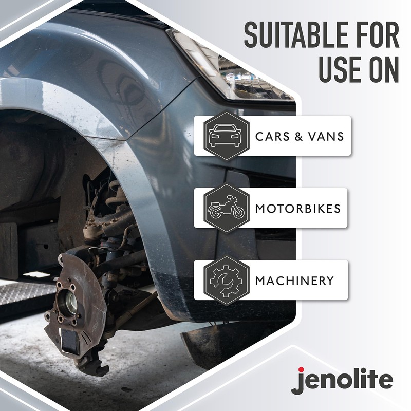 JENOLITE Waxoil Rust Prevention Aerosol, Car/Bike/Motorcycle Corrosion Protection Spray 500ml
