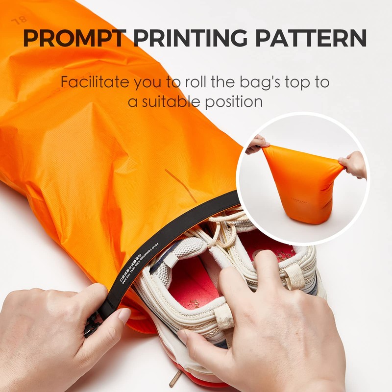 Bee Nesting Ultralight Dry Bag Set for Backpacking, Waterproof Dry