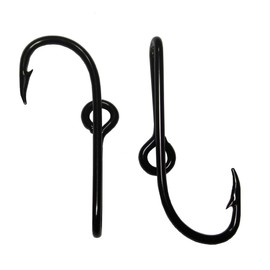 Two Black Fish Hook Hat Pin Black Hat Hook Clip