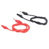 4mm Banana to Crocodile Clip Test Lead Stackable Soft Flexible