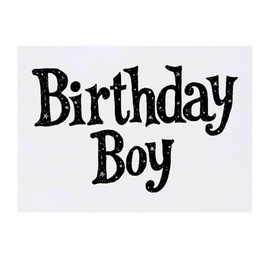 'Birthday Boy' Temporary Tattoo - Water Resistant, Skin-Safe, Non-Toxic Transfer (TO00080283)