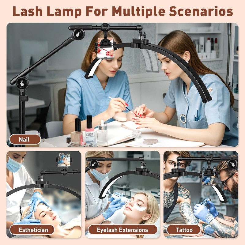 HITTI Half Moon Light for Eyelash Extensions Tattoo Artists, 2025