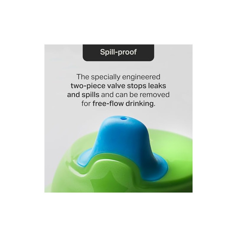 Tommee Tippee 3-Pack Blue, Orange and Green Sippy Trainer Cups