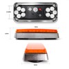Upgraded 2pcs Magnetic Strobe Flashing Hazard Amber beacon Lights for