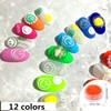 Neon Powder Fluorescent Nail Powder Pigment Color Powder Glitter Container