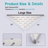 Xiarnotogi 12" Corner Shower Shelf, 2-Pack Bathroom Shelves for Tile