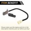 REPAIROCK 1 Pc Crankshaft Position Sensor for Dodge for Ram