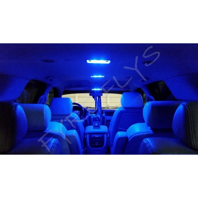 FYRE FLYS 14x Blue LED lights interior package kit for