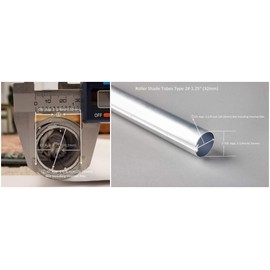 Rollerhouse 1.25" (32mm) Battery Powered Electric Shade Motor, Blinds Tubular Motor Compatible with Roller Blind with 1-1/4" Diameter(Separate Motor Only)