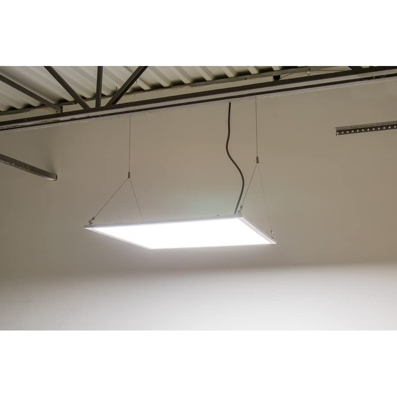 3.3 ft. Adjustable Flat LED Ceiling Panel Light Hanging Chain