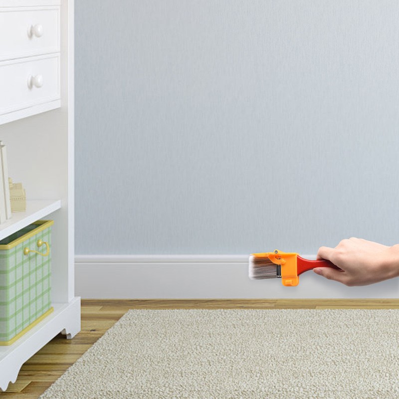 5pcs Edge Painting Brush Durable Compact Light Trim Paintbrush for