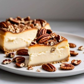 Andy Anand Caramel Pecan Cheesecake 9" - Fresh Made, Shipped 2nd Day Air