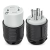 Nilight 30Amp L14-30P L14-30R Male Female Locking Plug Twist Lock