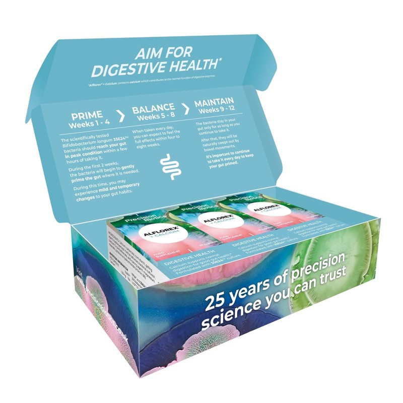 PrecisionBiotics Alflorex + Calcium 12 Week Plan - Daily Gut